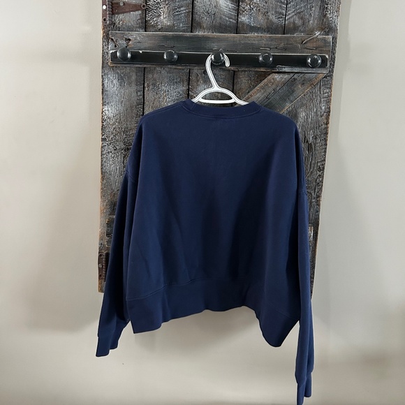 Women's Nike Centre Swoosh Cropped Crewneck - Picture 2 of 3